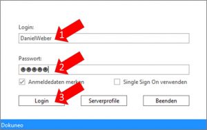 Fenster Login User